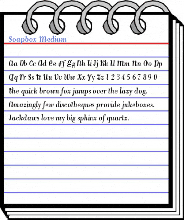 Soapbox Medium Font