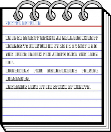 Soccer Regular Font