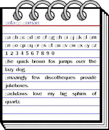 Sofa-AB Roman Font