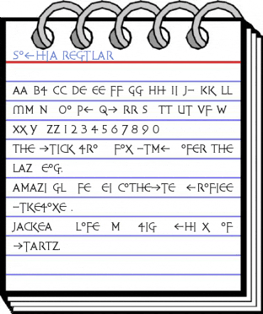 Sophia Regular Font