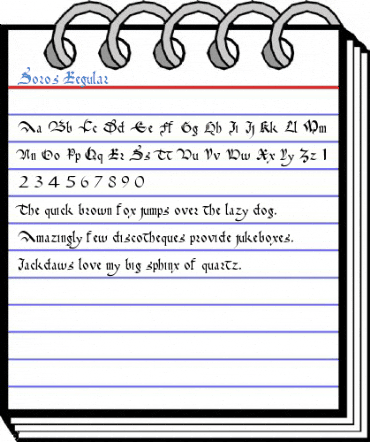 Soros Regular Font