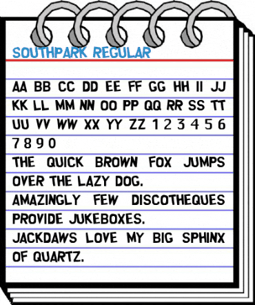southpark Regular Font