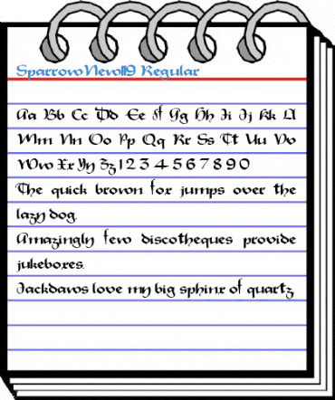 SparrowNew119 Regular Font