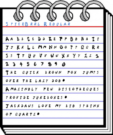 SpiceGrrl Regular Font