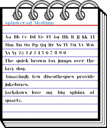 spinwerad Medium Font
