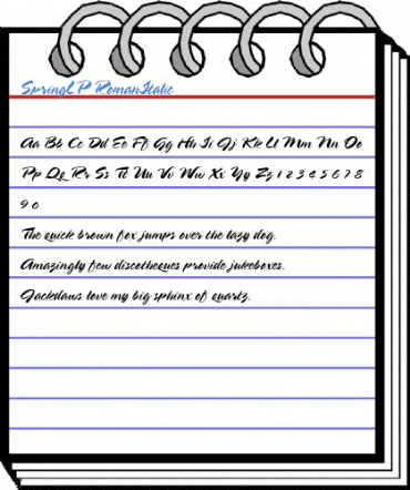 SpringLP RomanItalic Font