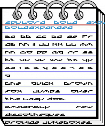 Spylord Bold Expanded BoldExpanded Font