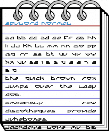 Spylord Normal Font