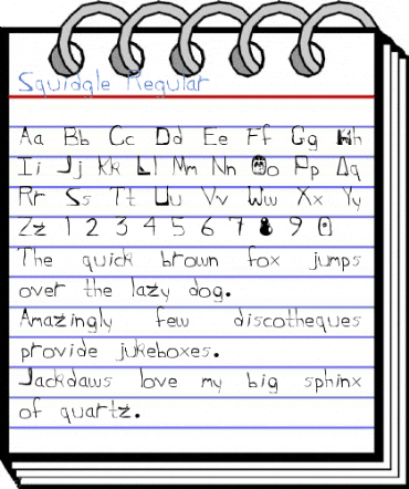Squidgle Regular Font