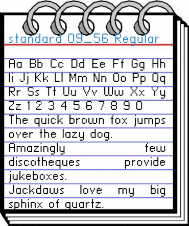 standard 09_56 Regular Font