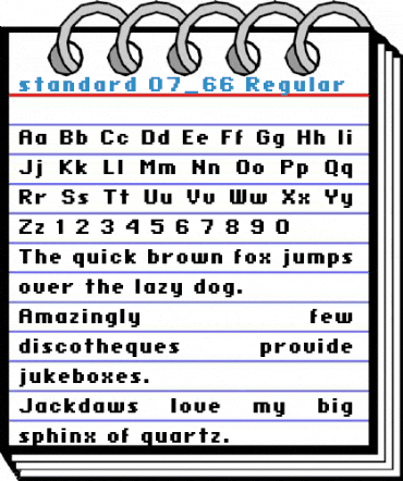 standard 07_66 Regular Font