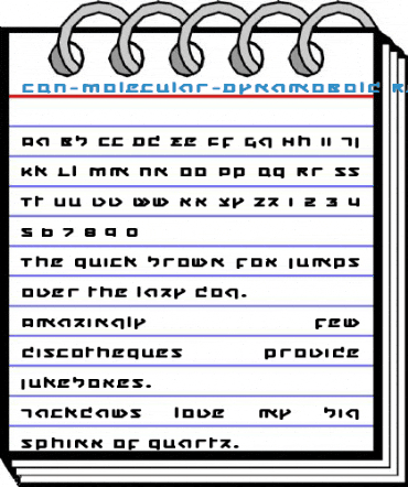 CQN-Molecular-DynamoBold Regular Font