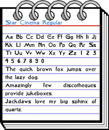 Star Cinema Regular Font