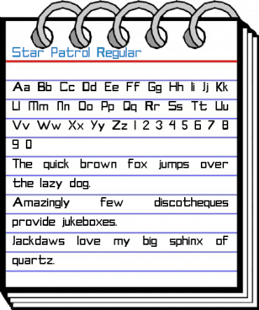 Star Patrol Regular Font