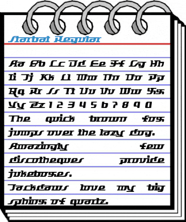 Starbat Regular Font