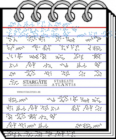 Stargate Atlantis Glyphs Font