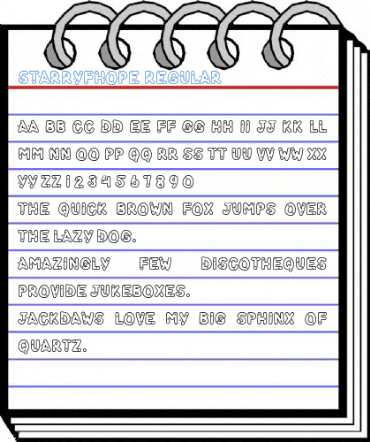 StarryFHope Regular Font