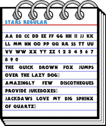 Stars Regular Font