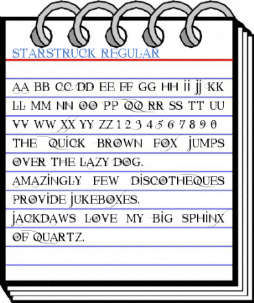 Starstruck Regular Font