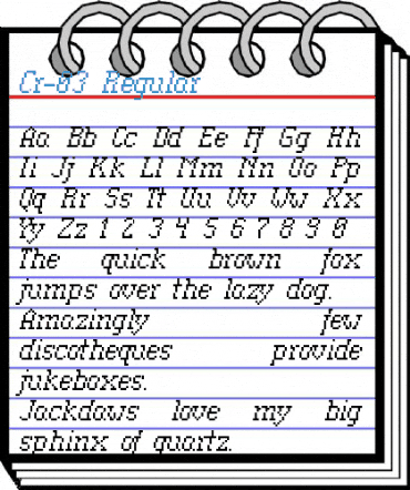 Cr-03 Regular Font