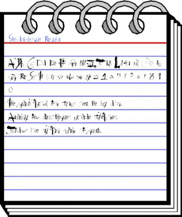 Steadmanesque Regular Font