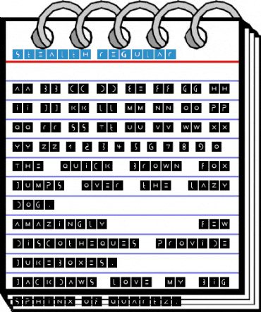 Stealth Regular Font