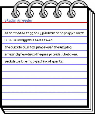 Stedelijk Regular Font