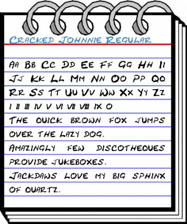 Cracked Johnnie Regular Font