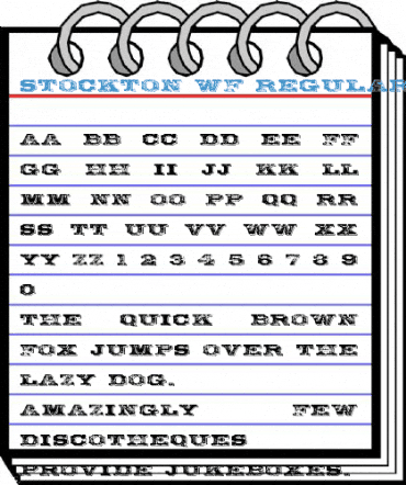 Stockton WF Regular Font