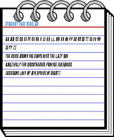 Straight Face Regular Font