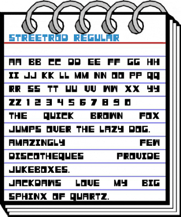 StreetRod Regular Font