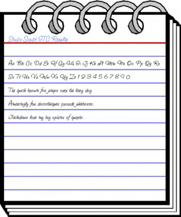 Studio Script ITC Regular Font