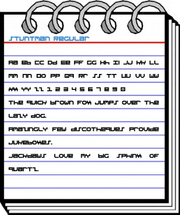 Stuntman Regular Font