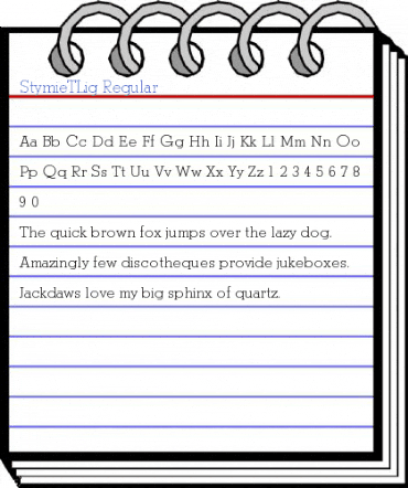 StymieTLig Regular Font