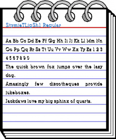 StymieTLigSh1 Regular Font