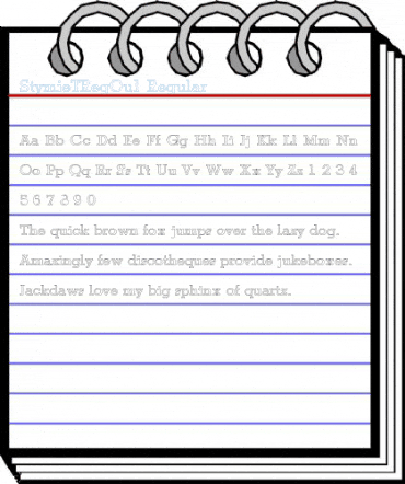 StymieTRegOu1 Regular Font