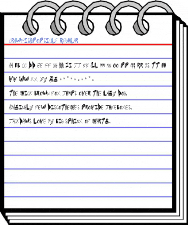 CrawfishPopsicle Regular Font