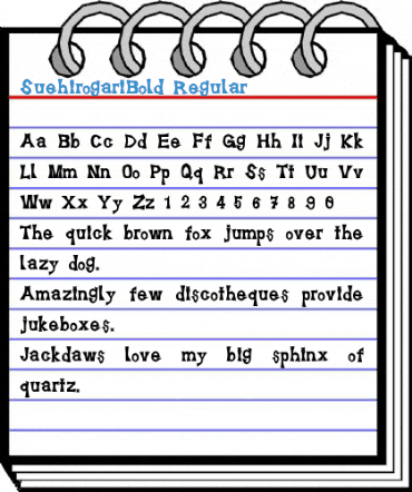 SuehirogariBold Regular Font