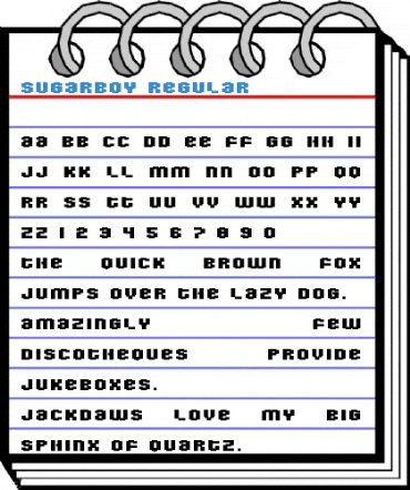 SugarBoy Regular Font