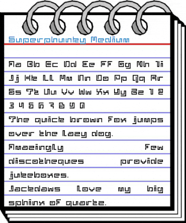 Superphunky Medium Font