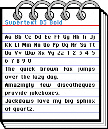 Supertext 03 Font