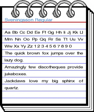 Sveningsson Regular Font