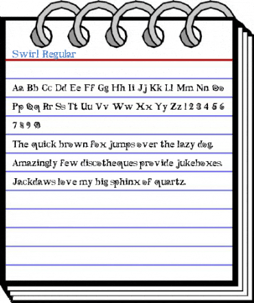 Swirl Regular Font