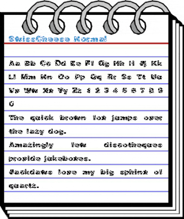 SwissCheese Normal Font