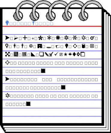 Symbols Normal Font