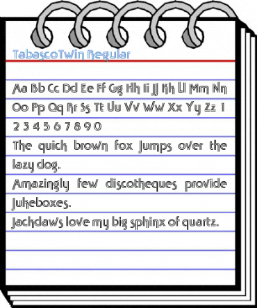 TabascoTwin Regular Font