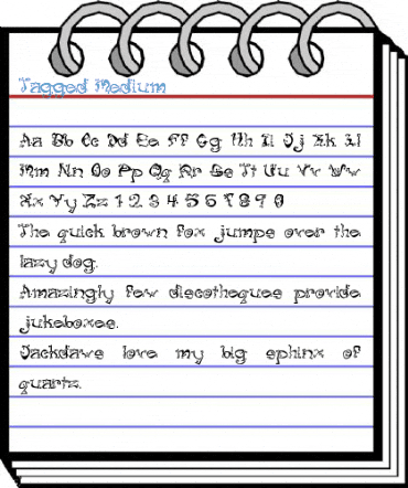 Tagged Medium Font
