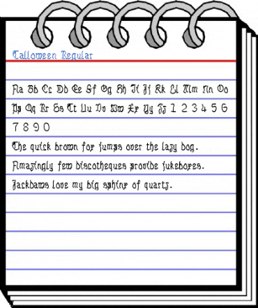 Talloween Regular Font