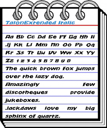 TalonExtended Font