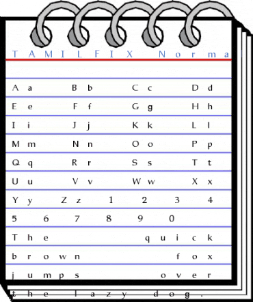 TAMILFIX Normal Font